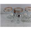 Image 2 : Kitchen Storage Canisters, Glass Bottles, Spice Shaker