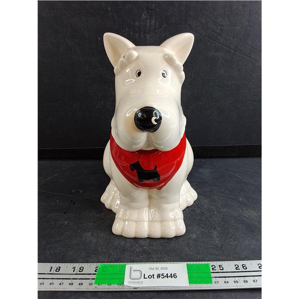Ceramic Puppy Jar