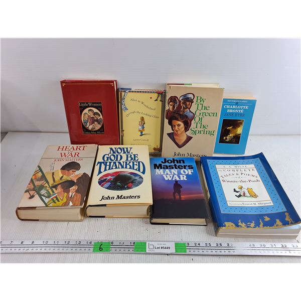 Books - Little Woman, Man of War, Alice in Wonderland