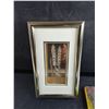 Image 2 : Framed Berting Glass Wall Decor 8" x 5", Empty Chocolate Tin