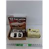 Image 1 : 1953 Corvette 1:24 Model Kit & Matchbox Collectibles Empty Box