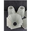 Image 5 : (7) Frosted Glass Lamp/Light Fixture Shades 5" x 4"