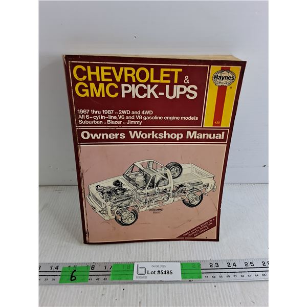 Haynes Chevrolet & GMC Owners Workshop Manual- 8.5" x 10.5"