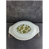 Image 2 : Vintage Pyrex "Spring Blossom" Casserole Dish with Serving Tray