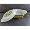 Image 3 : Vintage Pyrex "Spring Blossom" Casserole Dish with Serving Tray