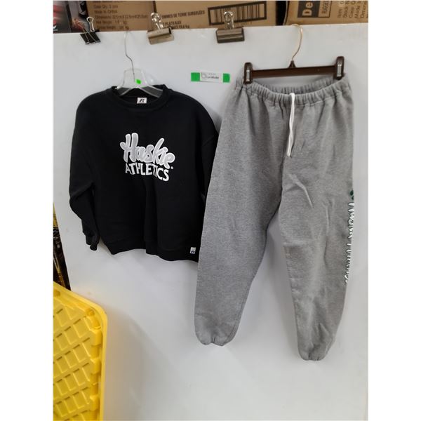 Youth Huskie Athletics Sweatpants - XL, Sweater - L