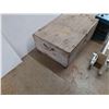 Image 3 : Wood Storage Box 25" x 18" x 10", Vintage Heater, Rope, Grab Bar - Cannot Ship, As Is