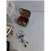 Image 7 : Jewelry Boxes, Magnifying Glasses, Small Mirror, Necklaces, Cotton Swabs, Earrings