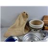 Image 2 : Boy Scout Cooking Set, Ceramic Planter, Brita Pitcher Filters, Sewing Buttons, Misc