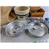 Image 4 : Boy Scout Cooking Set, Ceramic Planter, Brita Pitcher Filters, Sewing Buttons, Misc