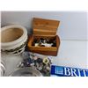 Image 5 : Boy Scout Cooking Set, Ceramic Planter, Brita Pitcher Filters, Sewing Buttons, Misc