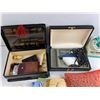 Image 2 : Vintage Hair Trimmer, Knife Sharpener, Snap Fastener Kit, Hand Warmer, Misc
