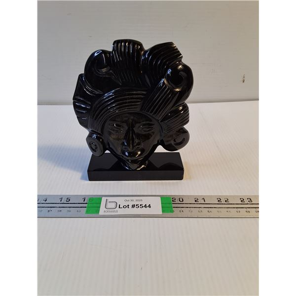 Obsidian Black Statue-6" Tall