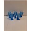 Image 3 : Blue Glass Decanter Set