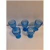 Image 4 : Blue Glass Decanter Set