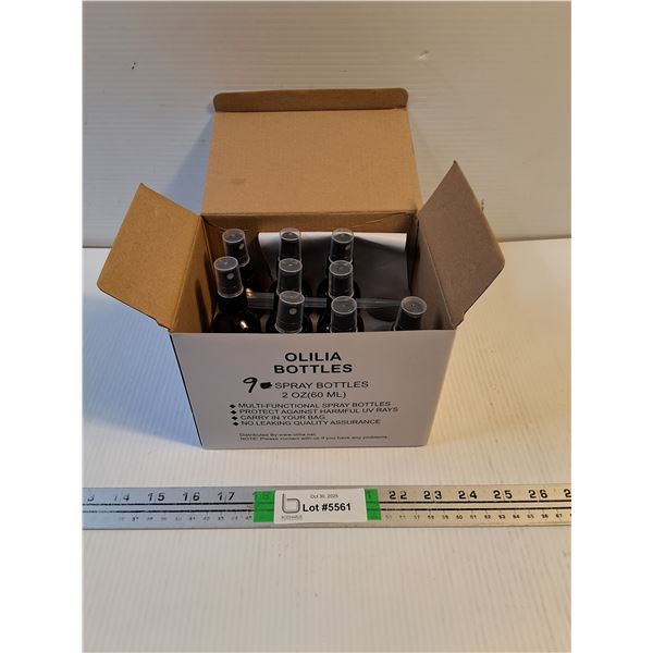 (9) Multi-Function Spray Bottles- 2 oz. size