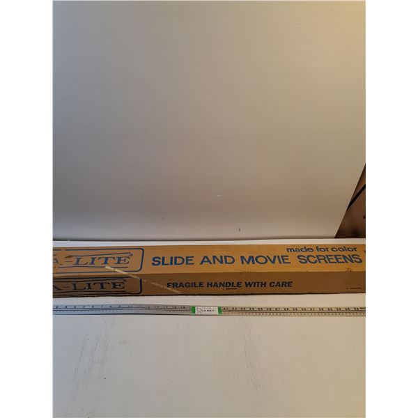 DA LITE Slide and Movie Screen-appears to be unopened