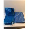 Image 3 : (4) Tarps-8'Round,8'x11',8'x6',6'x5'