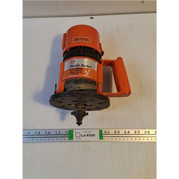 3/4 inch Black&Decker Router