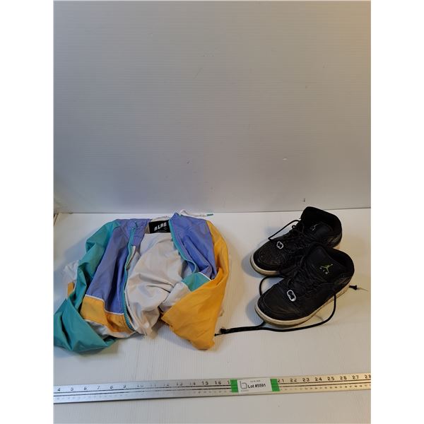 Size 6Y US Air Jordan Shoes, Size Large  ALAB Windbreaker
