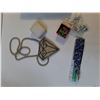 Image 3 : Assorted Jewlery, Pins, and Jewlery Organizer