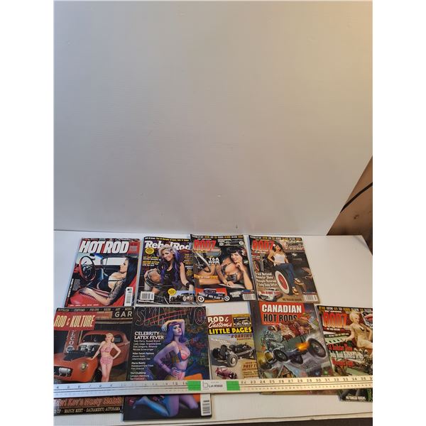 (9) Car Magazines; HotRot & RODZ
