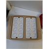 Image 2 : Tupperware Deviled Egg Container, (2) Snack Trays With Lids