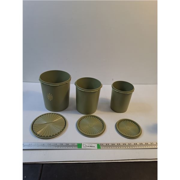 Vintage Tupperware Canister Set