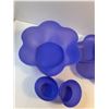 Image 2 : Tupperware Purple Chip N Dip Bowl