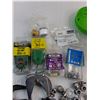 Image 2 : Assorted, Screws, Washers, Connectors, Fish Reel, Misc.