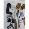 Image 2 : Assorted Screws, Glasses, Candle Holders, Hardware, Misc.
