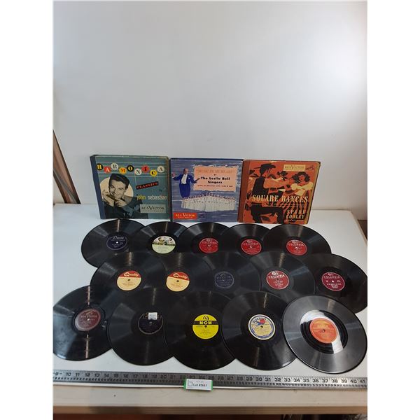 (15) Vintage Records, 3 Box Sets (John Sebastien, Square Dances, Slim Whitman)