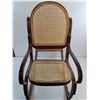 Image 3 : Child's Wood/Wicker Rocking Chair - 28x27x14" - Some Repair Needed - Pickup Only