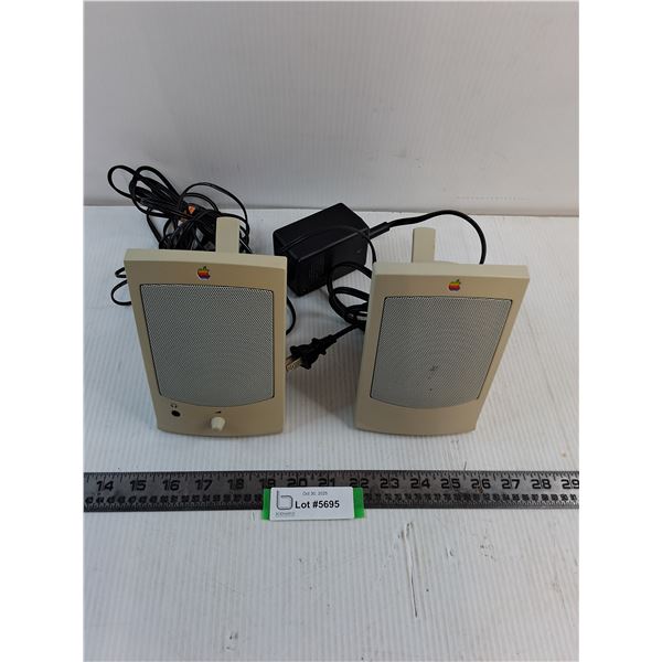 Pair of Apple Bookshelf Speakers - Untested, As is