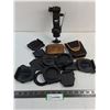 Image 1 : Manfrotto Joystick Grip, Cokin Camera Lens Filter Holders, Leather Wallet, Canon Camera Case