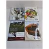 Image 2 : (4) Cooking/Fine Dining Books, Metal Magazine Holder