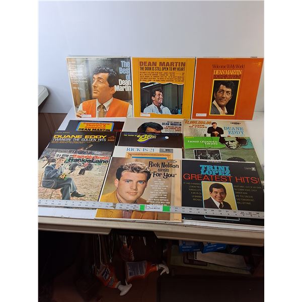 (13)Records - Dean Martin, Rick Nelson, Duane Eddy, Misc.