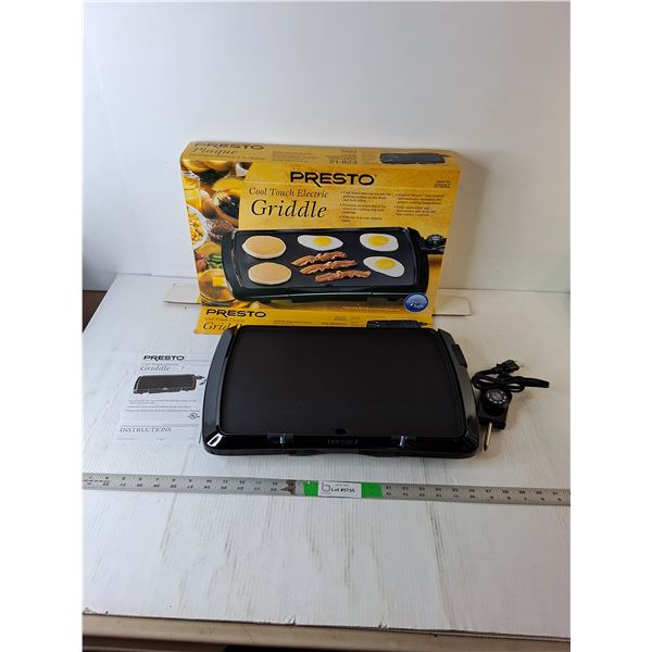 Presto Cool Touch Electric Griddle, NIB