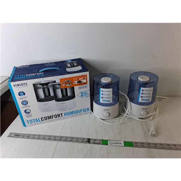 (2) Homedics Total Comfort Humidifers, NIB