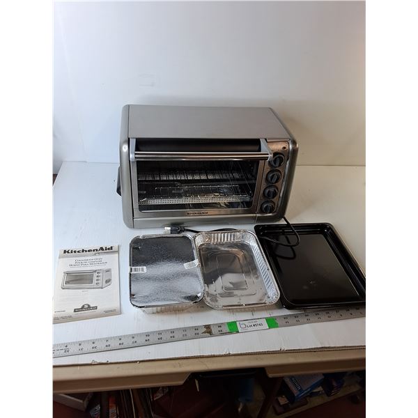 Kitchen Aid Countertop Oven- Powers On 18" x 11" x 10.5", Cannot Ship