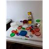 Image 1 : Picture Hanging Tool, Plastic Containers & Lids