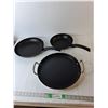 Image 1 : (2) Castalon Frying Pans Up to 12" & Comal/Griddle 13.75"