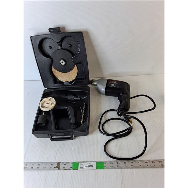Black & Decker 10mm Electric Drill- Powers On
