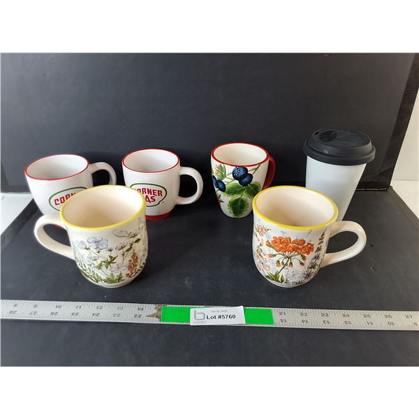 (6) Coffee Mugs- Corner Gas, Misc.