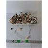 Image 1 : Lightup Christmas Village 16" Long- Powers On