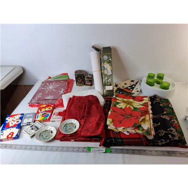 Cat Furniture Protector, Tablecloths, Playing Cards, Misc.