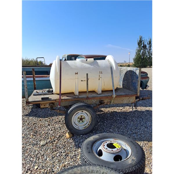 200gal Water Tank with Trailer-Home Built, was Plated
