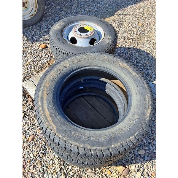 4 mismatched Tires-see description for sizes