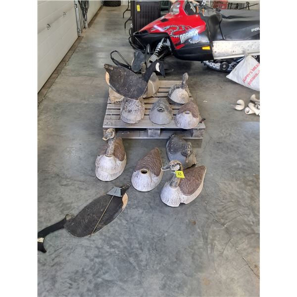 (approx 25) Vintage Canada Goose Decoys