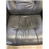 Image 3 : Leather Reclining Swivel Chair with Footstool